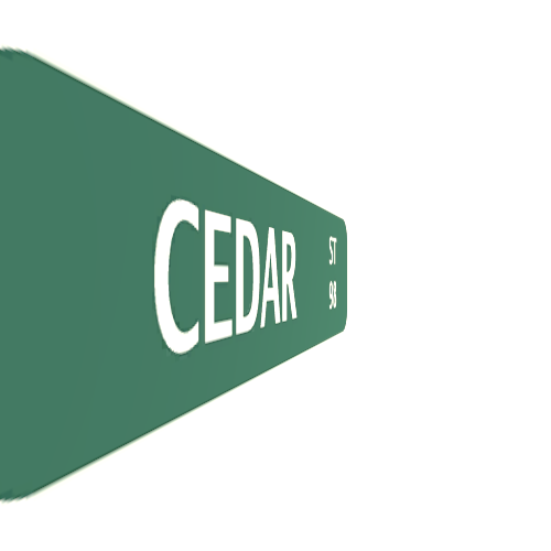 Sign_Street_Cedar