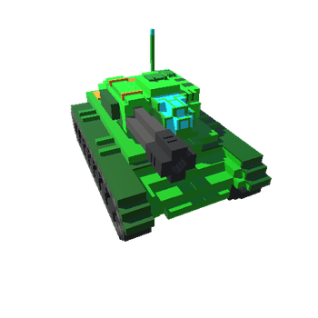 t1 Voxel sci-fi tank
