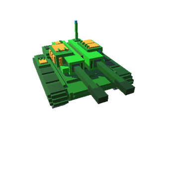 t3 Voxel sci-fi tank