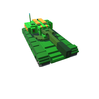 t4 Voxel sci-fi tank