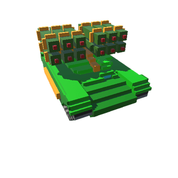 t6 Voxel sci-fi tank