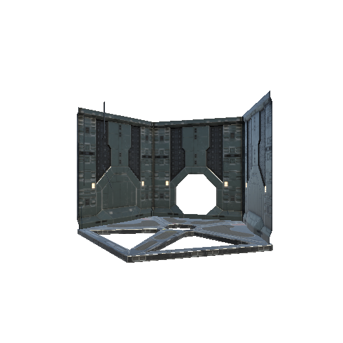 PENTA_ROOM1 Sci-Fi Heavy Station Kit base AUGMENTED