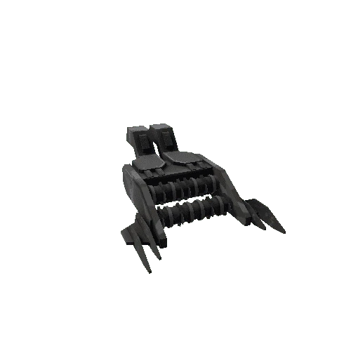 ScifiMultiPurposeVehicleHarvesterAnimatedGreyCamo2