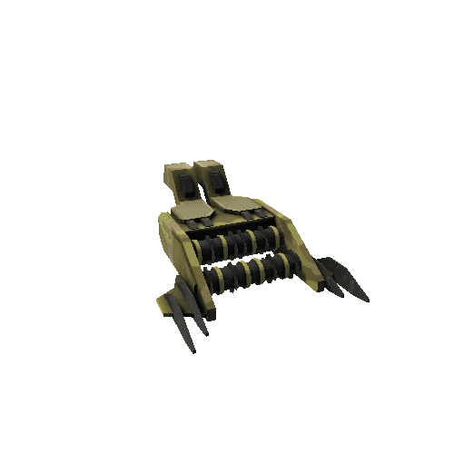 ScifiMultiPurposeVehicleHarvesterAnimatedGreenCamo2