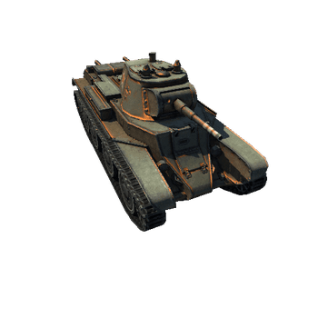 BT_7 WWII Low Poly Russian Tanks #1
