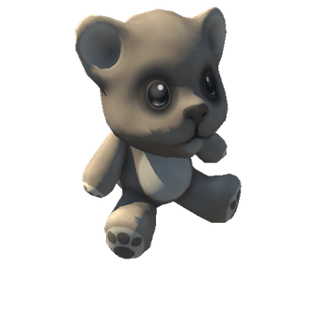 BEAR 6 x 3D Cute Toy Models