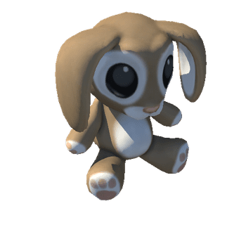 RABBIT 6 x 3D Cute Toy Models