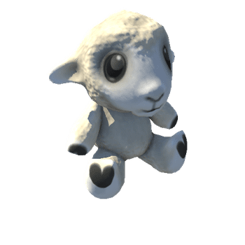 SHEEP 6 x 3D Cute Toy Models