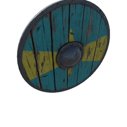 Prefab_RoundShield_yellowTurquoise_pattern04