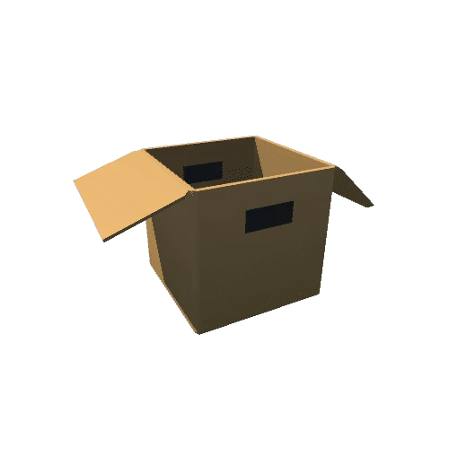 box_cardboard_large_square_open_flaps_handle