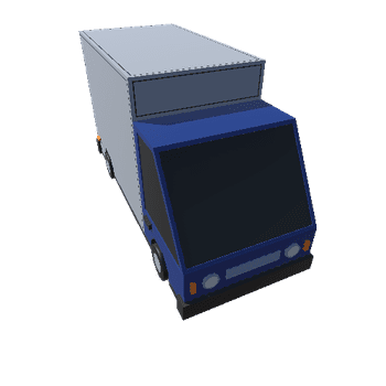 TRUCK_BLUE Cartoon Vehicles Lowpoly