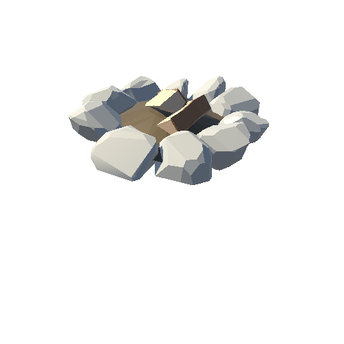 kw_lowPoly_Fireplace_with_logs