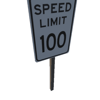 SpeedLimit100Sign