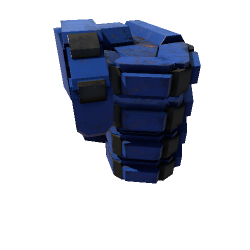 HeavyMechPunisherHandLeftBlue