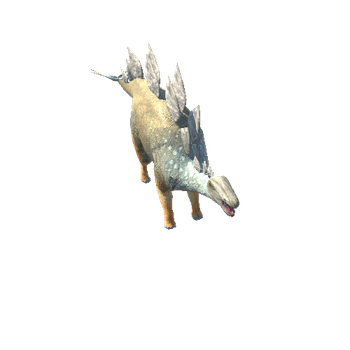 StegosaurusLowPoly
