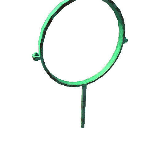 Pipe_Large_Green_Old_Clamp_0_3m