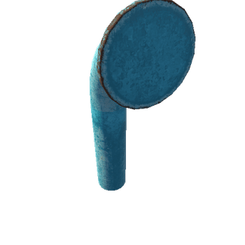 Pipe_Middle_Blue_Old_AngleСut_0_5m_90Degrees