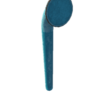 Pipe_Middle_Blue_Old_AngleСut_1m_90Degrees