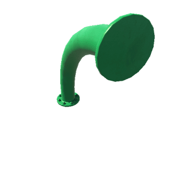 Pipe_Middle_Green_New_Arc_0_6m