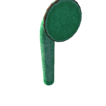 Pipe_Middle_Green_Old_AngleСut_0_6m_90Degrees