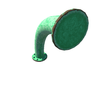Pipe_Middle_Green_Old_Arc_0_5m