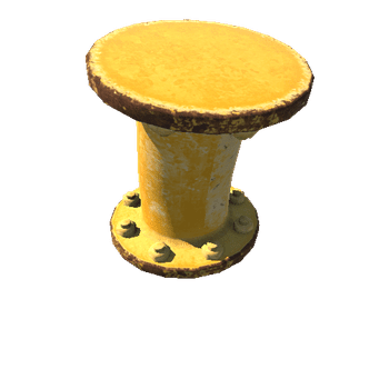 Pipe_Middle_Yellow_Old_Angle_0_2m_170Degrees