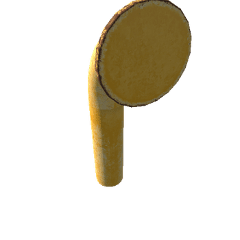 Pipe_Middle_Yellow_Old_AngleСut_0_5m_90Degrees