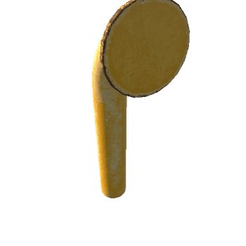 Pipe_Middle_Yellow_Old_AngleСut_0_6m_90Degrees