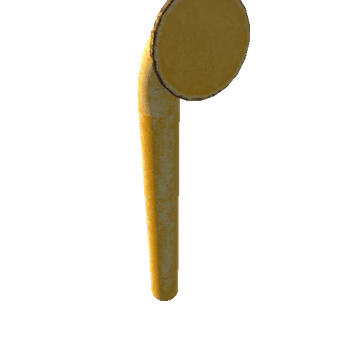 Pipe_Middle_Yellow_Old_AngleСut_0_9m_90Degrees