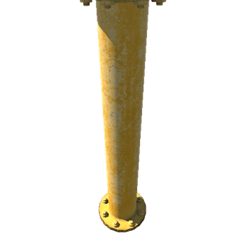 Pipe_Middle_Yellow_Old_Line_0_7m