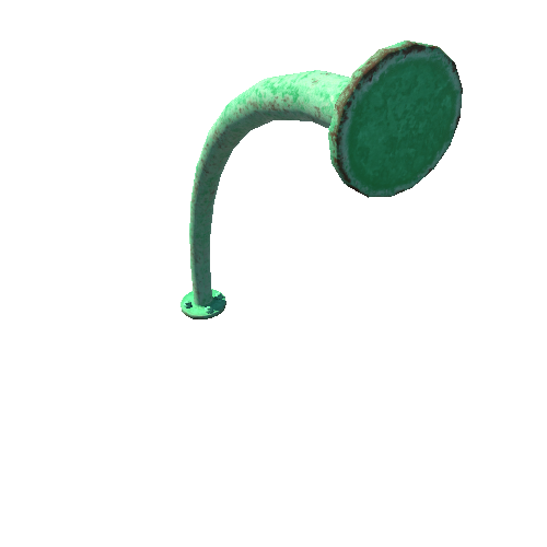 Pipe_Small_Green_Old_Arc_0_7m