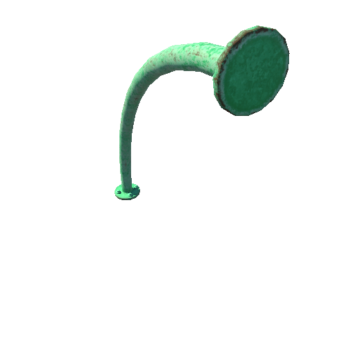 Pipe_Small_Green_Old_Arc_0_8m