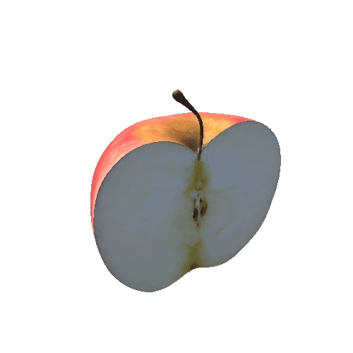 AppleRedHalf