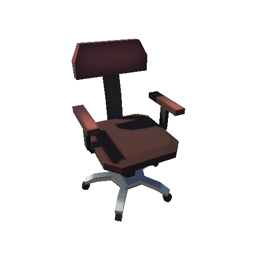 Chair_DeskChair_Red
