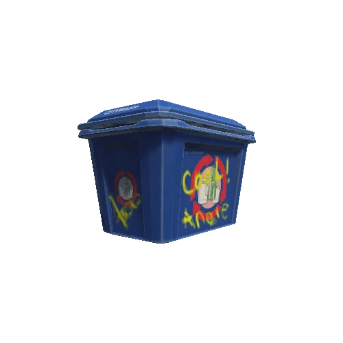 DumpsterPlasticWideBlue