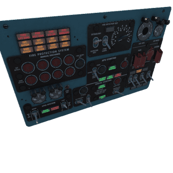 Mi-8MT_Central_Overhead_Panels_Board_Metallic