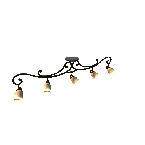 Prefab_CeilingLamp_5_Light