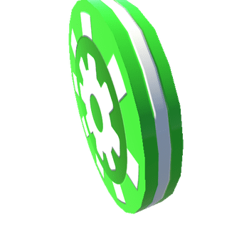 CoinLow-GreenWhiteFlatDesignedOutlineWhite-Cog