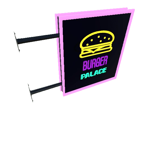 NeonSignSqrBurgerPalace