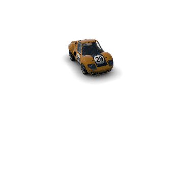 RT40_PARENT_GOLD Cartoon Prototype Car