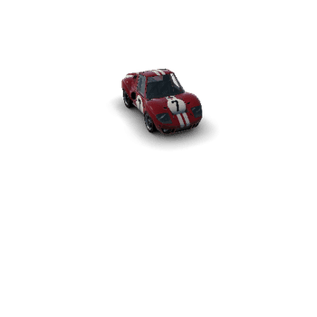 RT40_PARENT_RED Cartoon Prototype Car