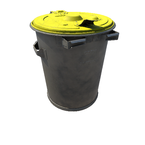 Bin_Metal_Round_Short_Painted_Yellow_Assembly