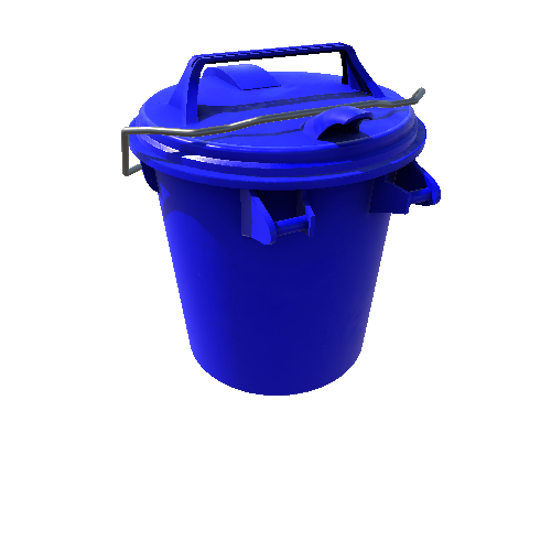 Bin_Plastic_Round_Short_Grainy_Blue_Enclosed