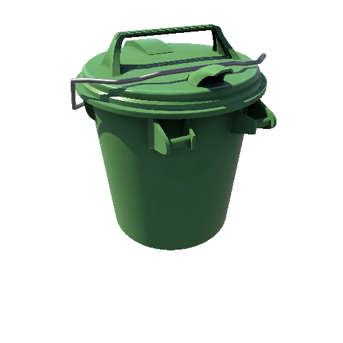 Bin_Plastic_Round_Short_Grainy_Green_Assembly