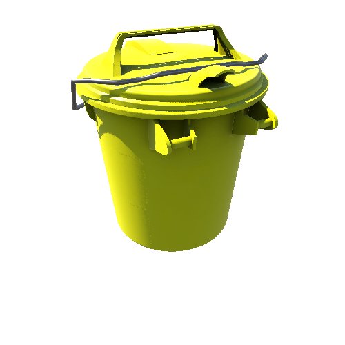 Bin_Plastic_Round_Short_Grainy_Yellow_Assembly