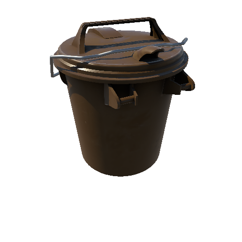 Bin_Plastic_Round_Short_Smooth_Brown_Assembly