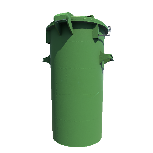 Bin_Plastic_Round_Tall_Grainy_Green_Enclosed