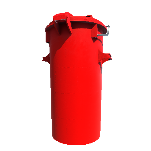 Bin_Plastic_Round_Tall_Grainy_Red_Enclosed