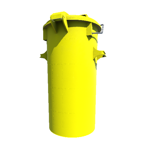 Bin_Plastic_Round_Tall_Grainy_Yellow_Enclosed