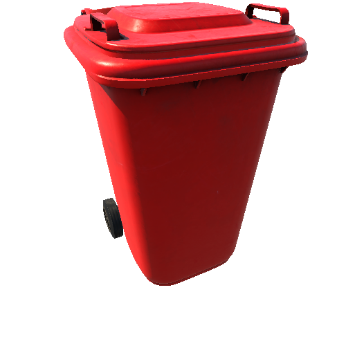 Bin_Plastic_Square_Enclosed_LidFull_Red